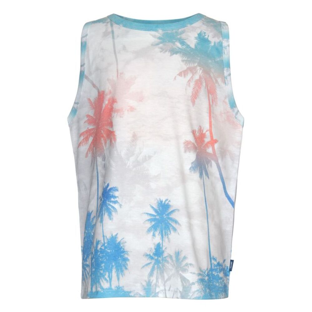 Univibe Big Boys Palm Print Tank Top